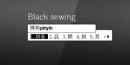 【鹿】Black · sewing