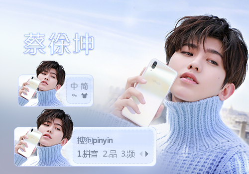 侧颜·蔡徐坤 - 搜狗输入法 - 搜狗皮肤