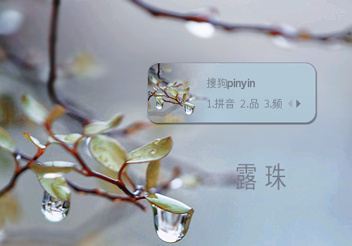 【笙葙】露珠
